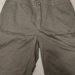 Lacoste Shorts Chino Casual Flat Front Golf Shorts Green Size 48 B&T USED